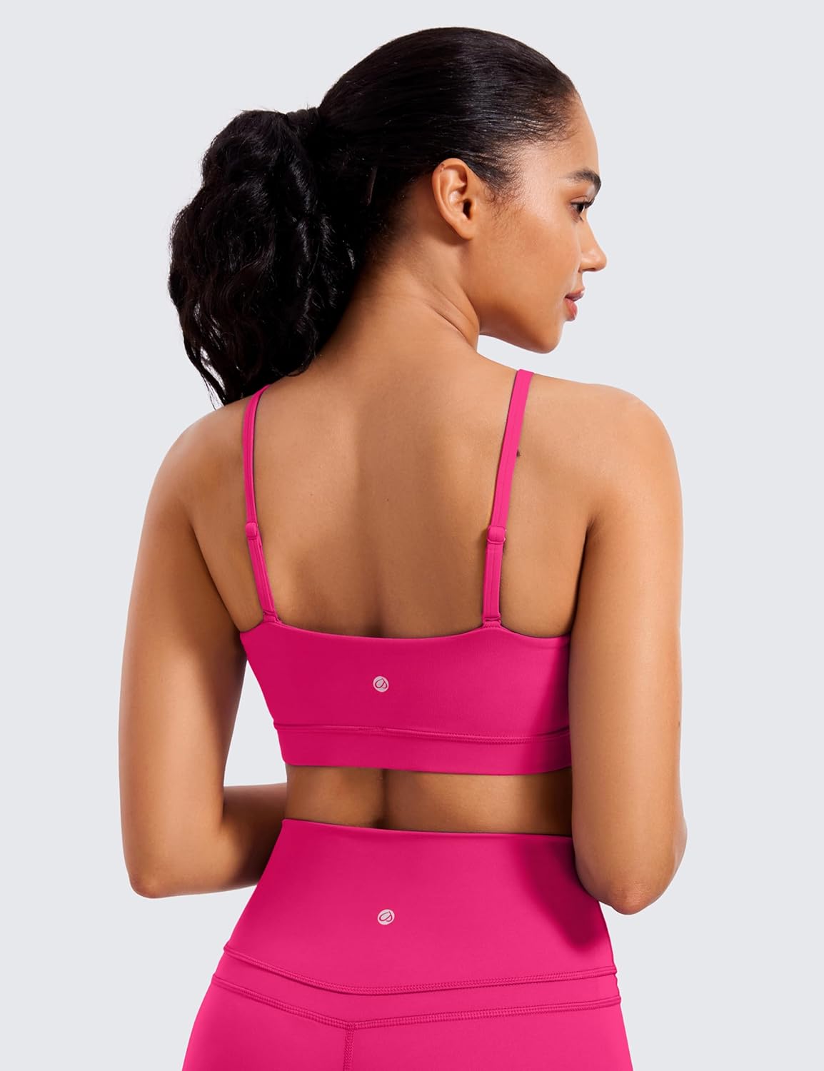 Detalle 2 de CRZ YOGA Butterluxe Reggiseno Sportivo Donne Regolabile con Cinghia Bandeau imbottito senza fili
