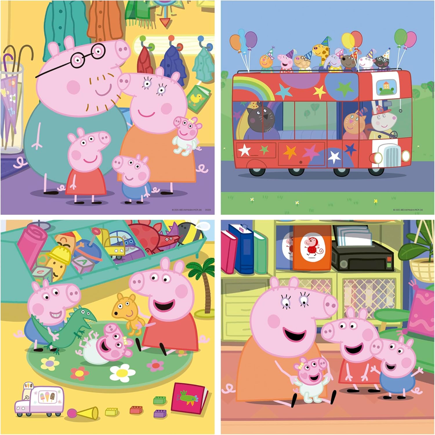 Thumbnail 1 de Educa Peppa Pig – Lot de 4 puzzles progressifs (6, 9, 12 et 16 pièces) en valisette