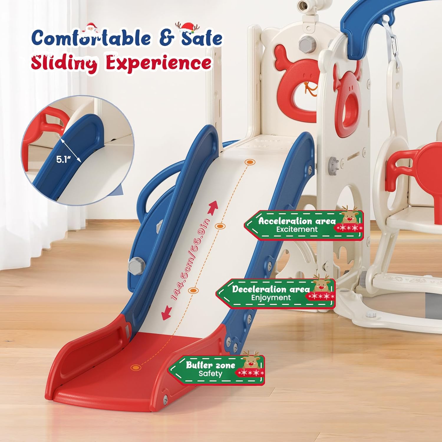 Detalle 2 de Extralange Kinderrutsche 145 cm đ