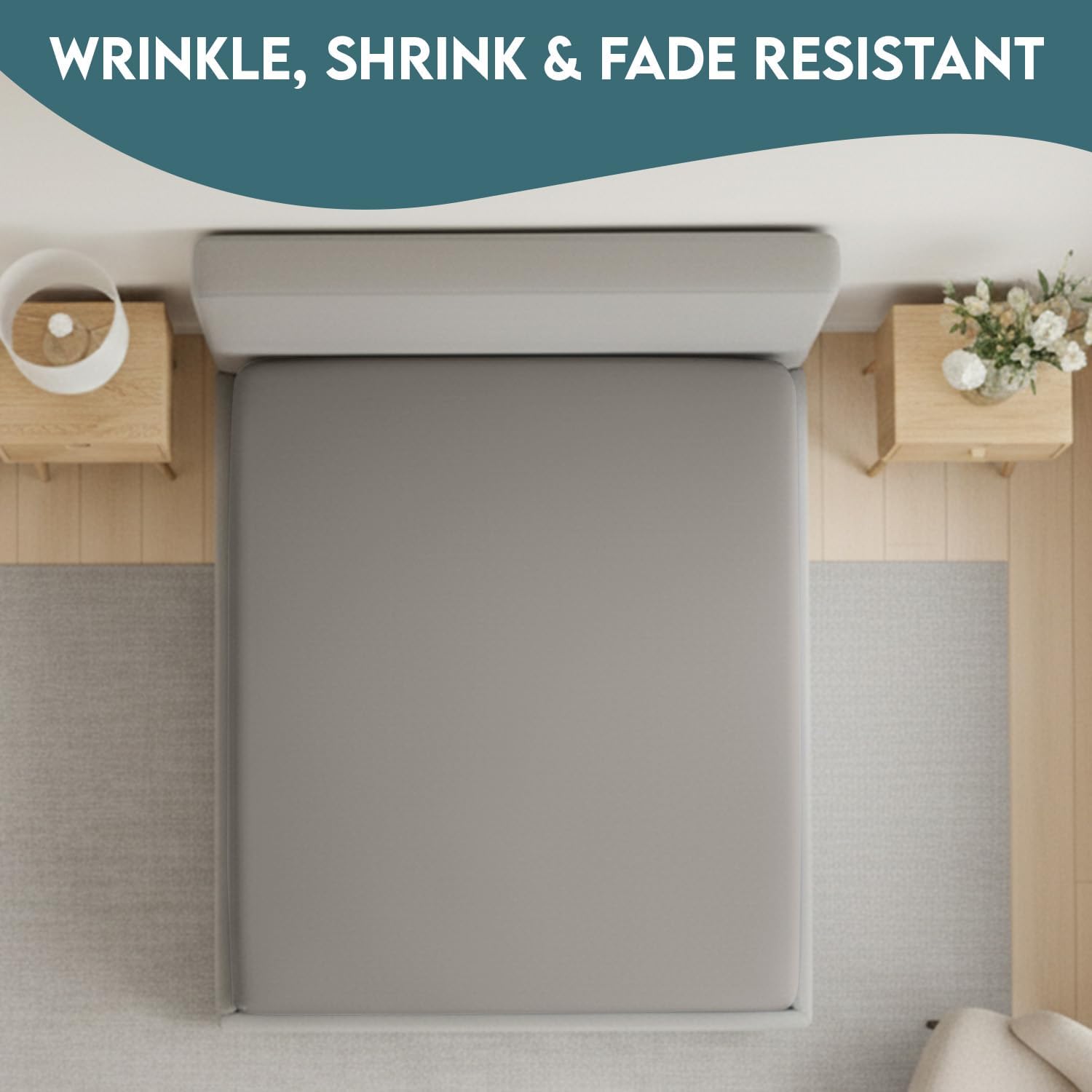 Thumbnail 2 de Moonlight Bedding King Size 40 cm deep fitted