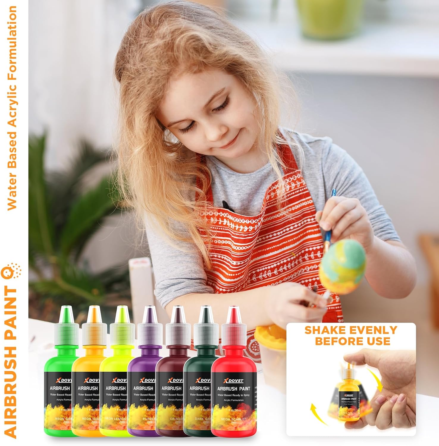Thumbnail 5 de XDOVET airbrush paint set, 28 colours