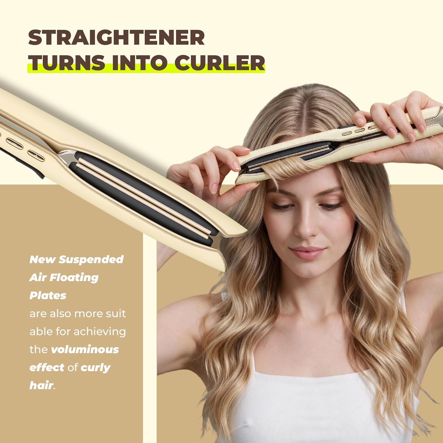 Detalle de SOKANY Hair Straightener 1-Inch