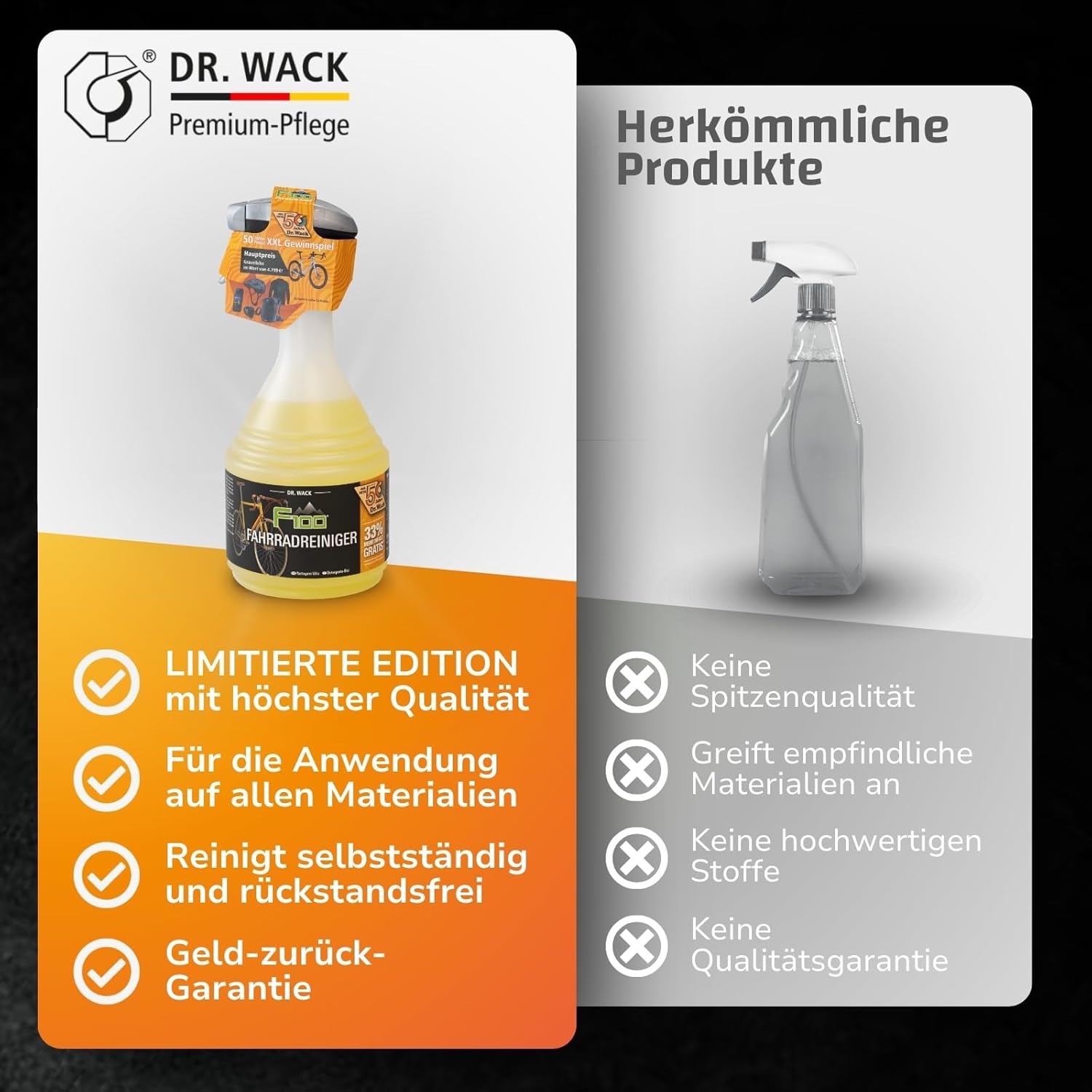 Thumbnail 5 de DR. WACK F100 Fahrradreiniger – 1 Liter Limited Edition (33% mehr Inhalt gratis)