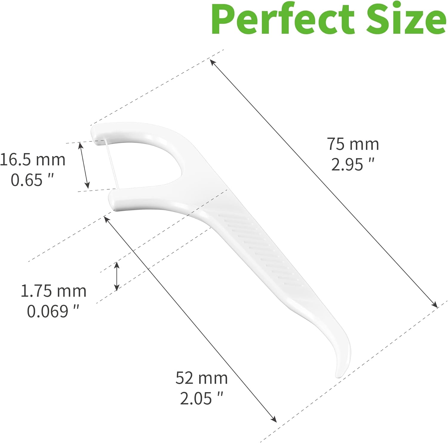 Thumbnail 1 de 200pcs Floss Sticks Dental: Triple Clean Advanced Clean Dental Floss Picks