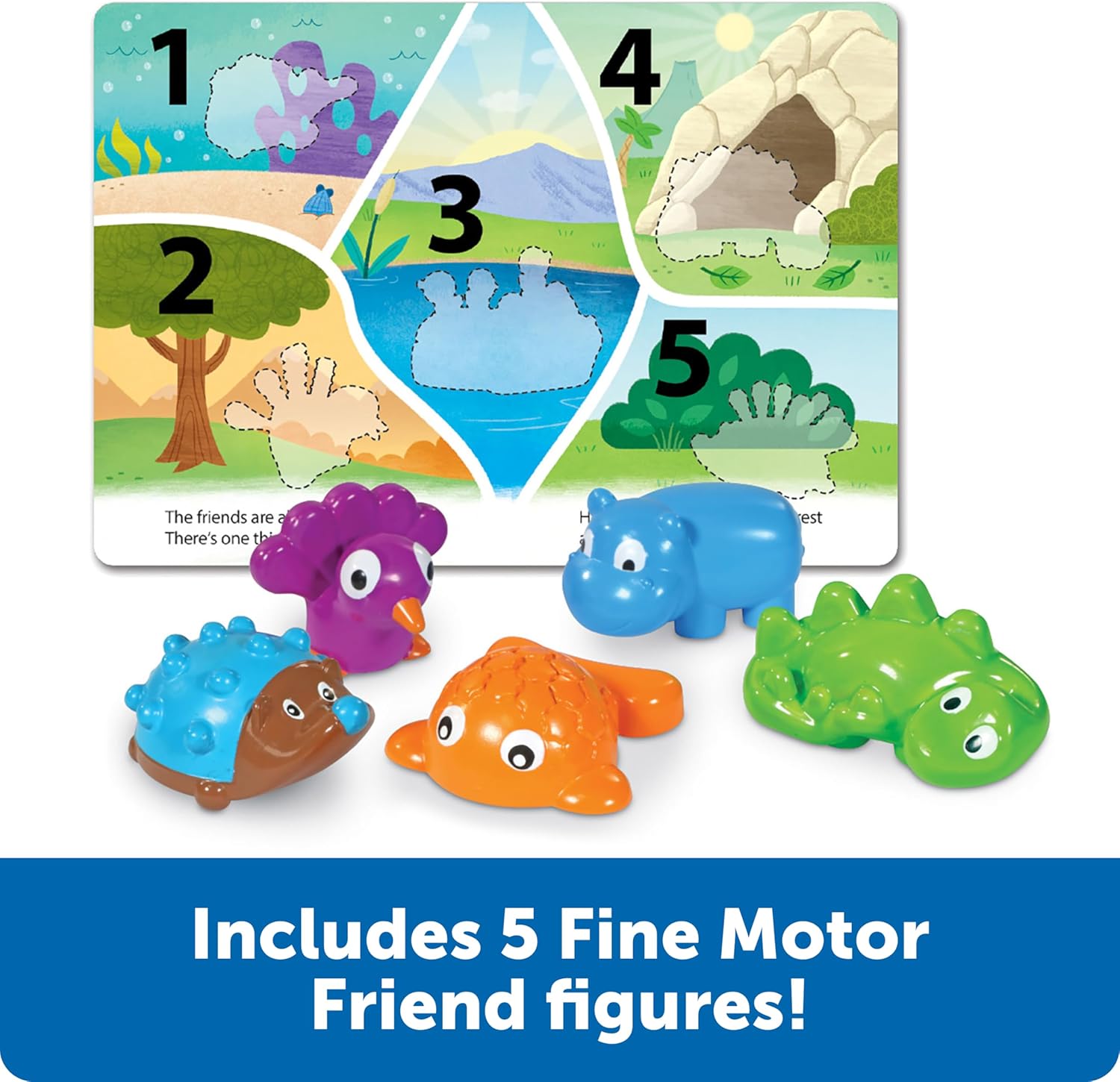 Detalle 2 de Spike and Friends Counting & Colours Book Set by Learning Resources