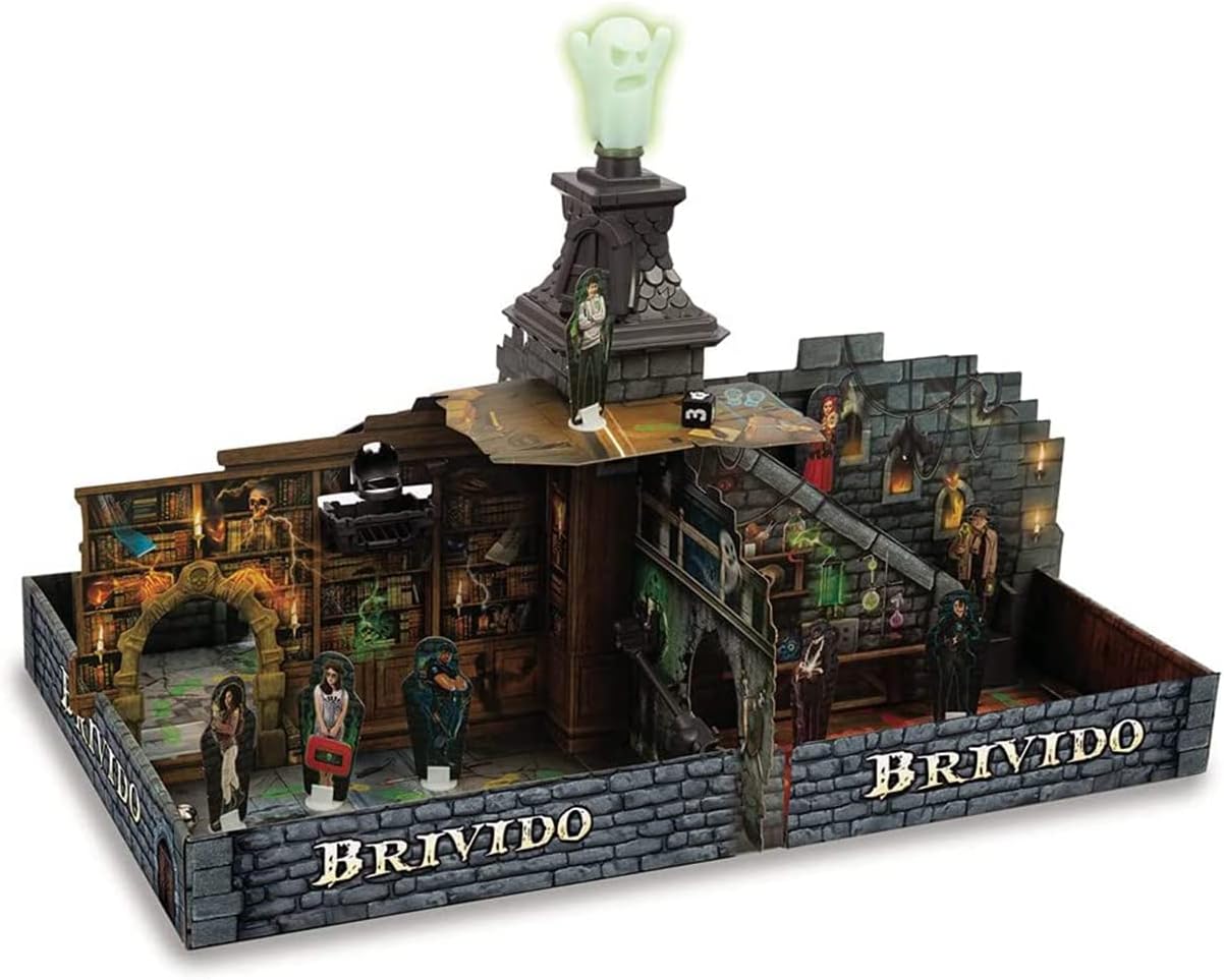 Detalle 2 de Giochi Preziosi Brivido – Gioco da Tavolo Horror Fantasy per 2–6 giocatori (Castello 3D con tranelli)