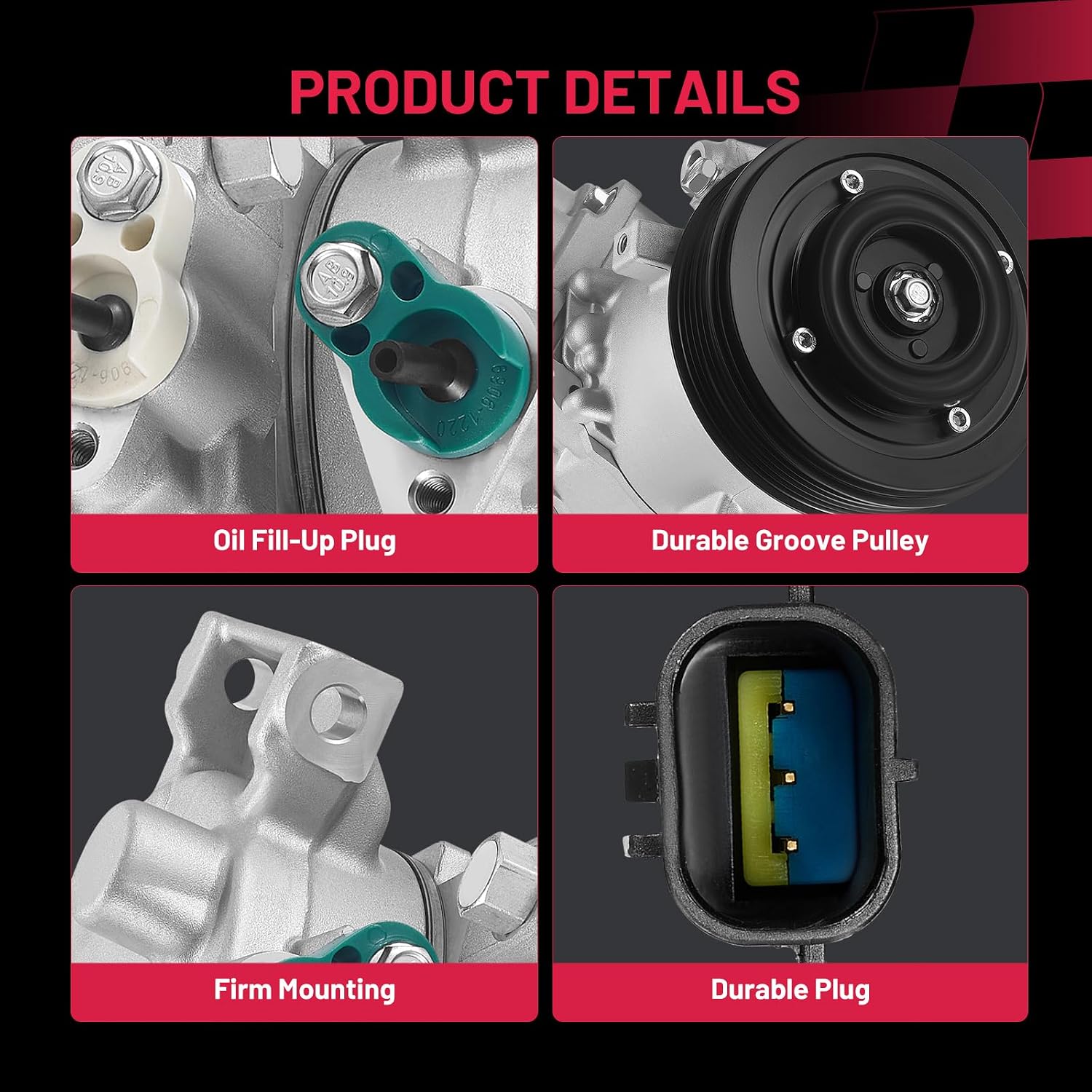 Detalle de BDFHYK AC Compressor with Clutch 178322