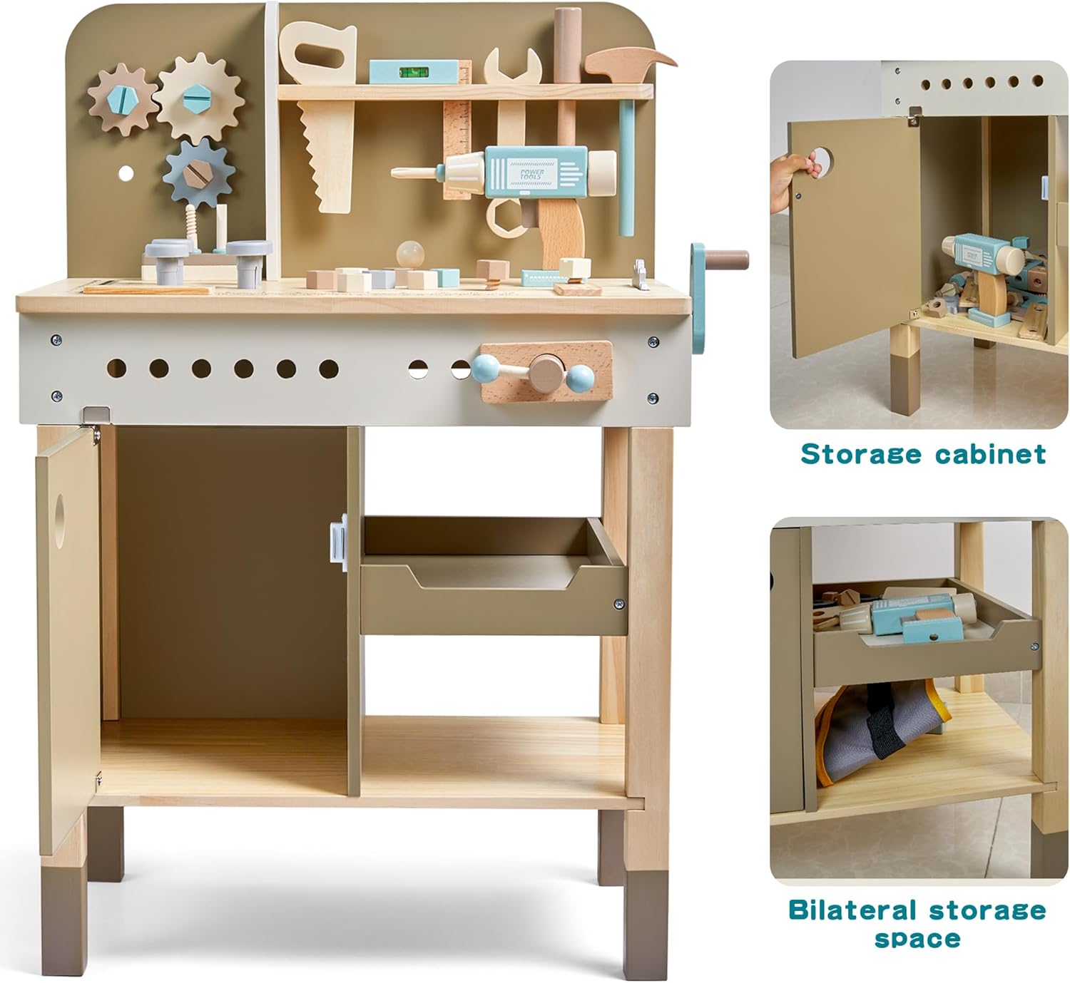 Thumbnail 4 de Holz-Werkbank Kinder Werkzeug Set (3–9 Jahre)