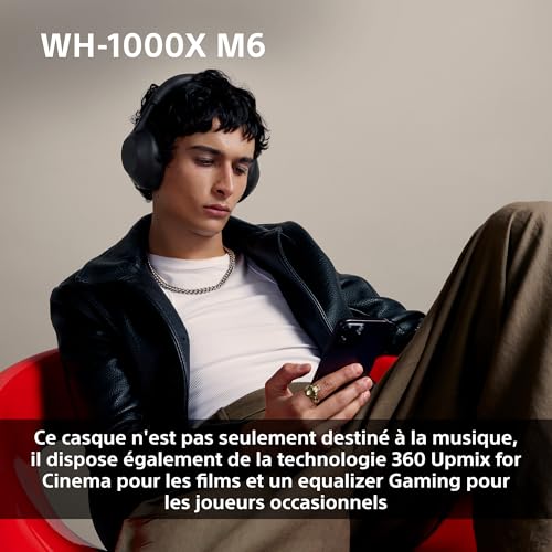 Thumbnail 8 de Sony WH-1000XM6 : Casque sans fil premium à réduction de bruit