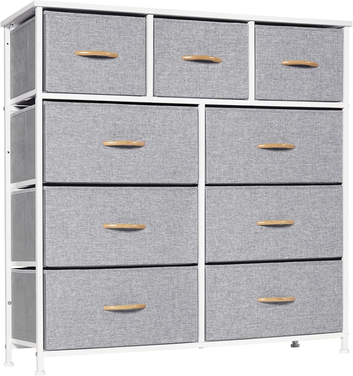 LYNCOHOME 9-Drawer Fabric Chest of Drawers