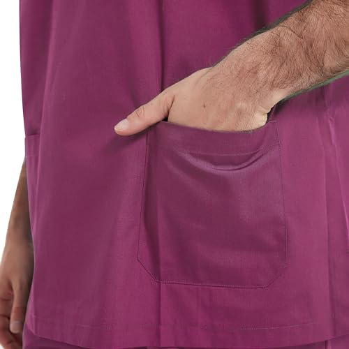 Thumbnail 6 de MISEMIYA Pijama Sanitario Unisex 6801-6802 XL Granate: uniforme cómodo y duradero para profesionales de la salud