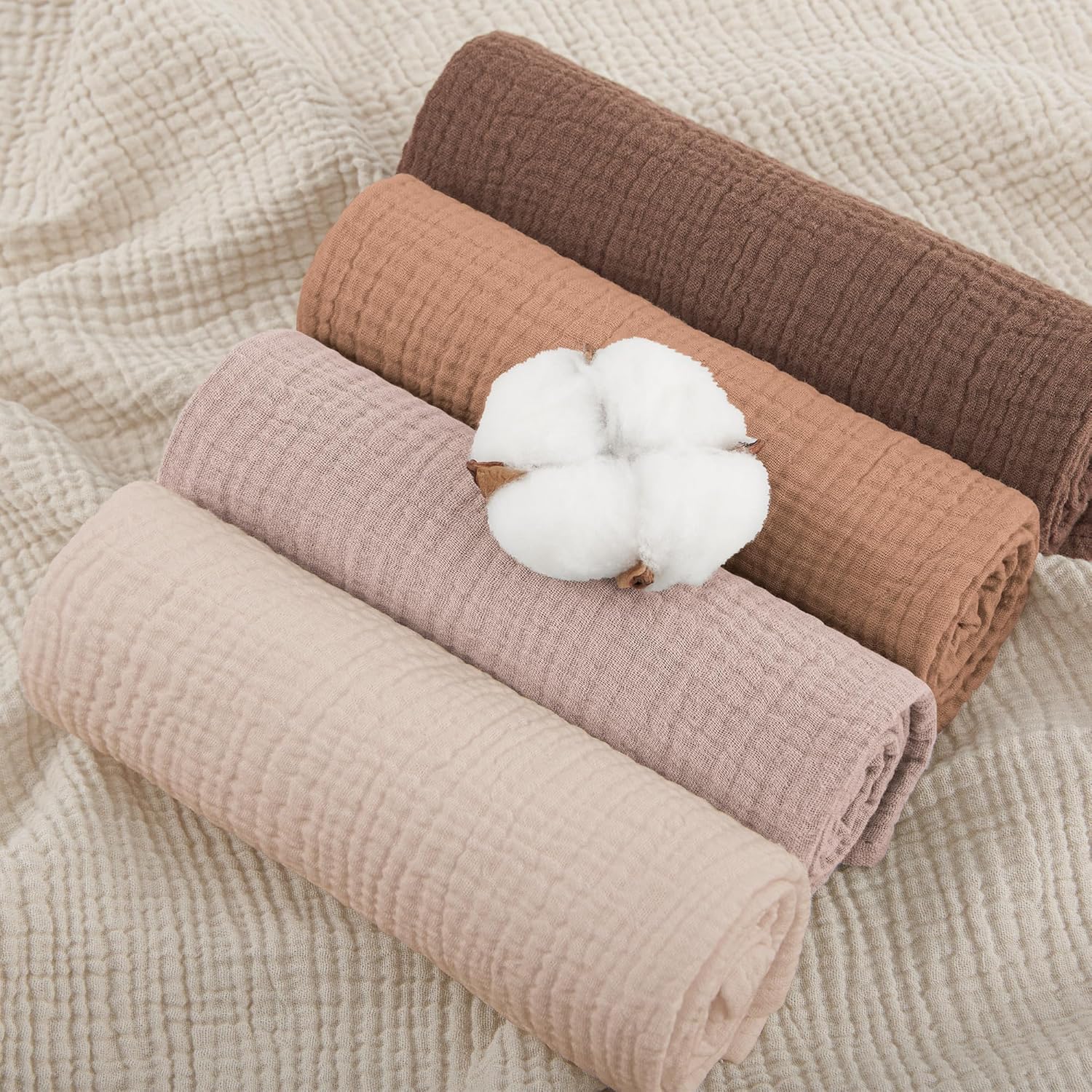 Detalle 2 de Susurration Muslin Cloths 60 x 60 cm