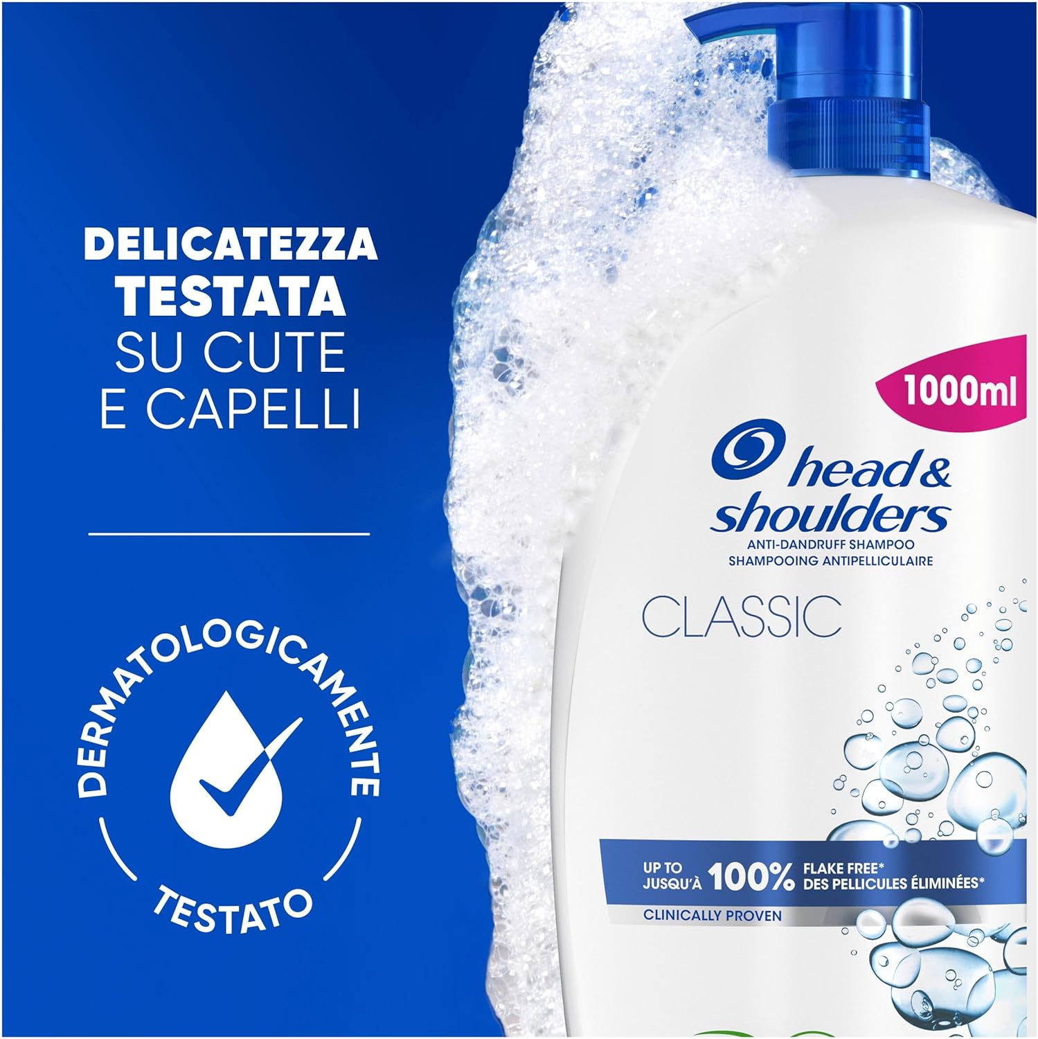 Thumbnail 4 de Head & Shoulders Shampoo Antiforfora Classic Clean per capelli grassi e fini, maxi
