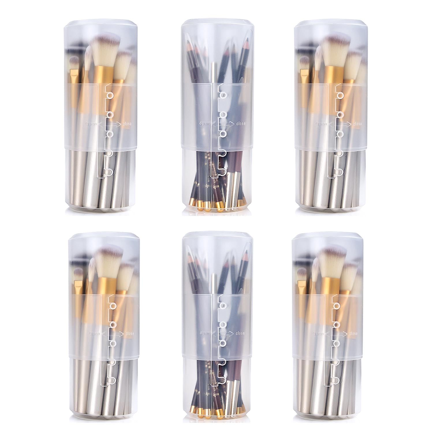 Detalle de OCHEAL Makeup Brush Holders, 6-Pack