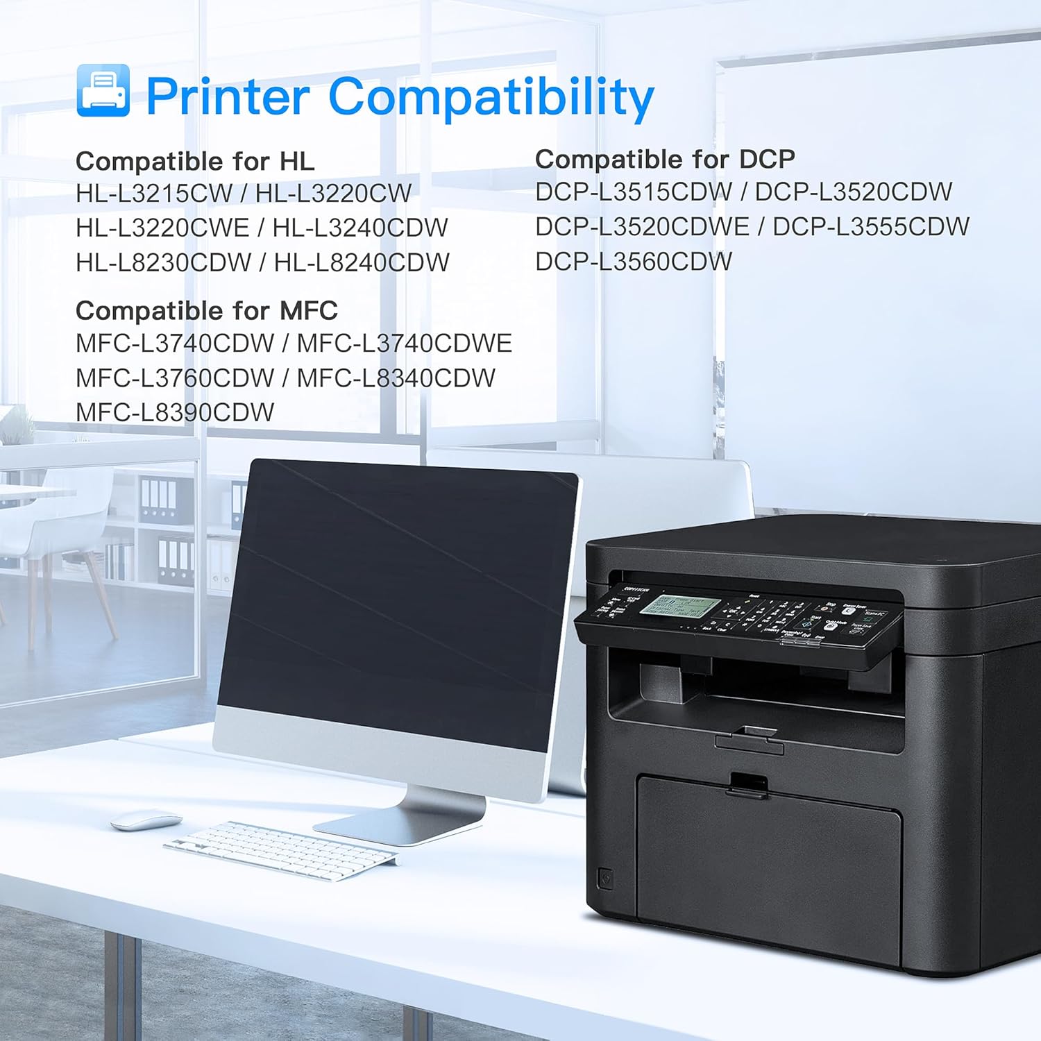 Thumbnail 1 de LxTek TN248XL / TN-248XL Compatible Brother TN-248 Toner 4-Pack (Black/C/M/Y)