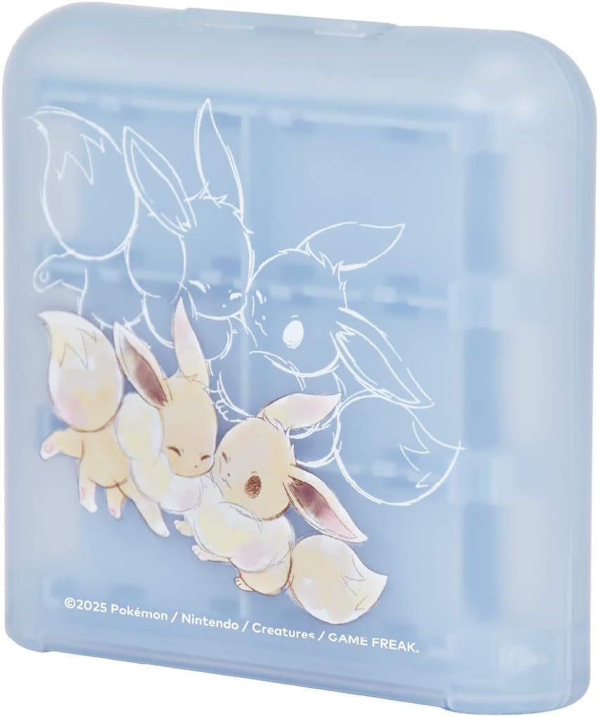 Detalle de HORI 24-Game Card Case Eevee Cottage Core för Nintendo Switch 2, 24 spelkort