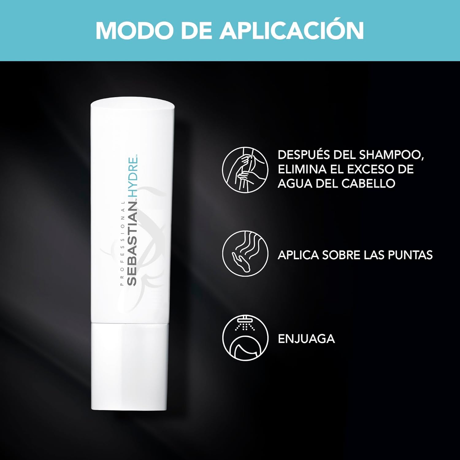 Detalle de HYDRE conditioner: balsamo idratante per capelli secchi, texture cremosa e uso frequente