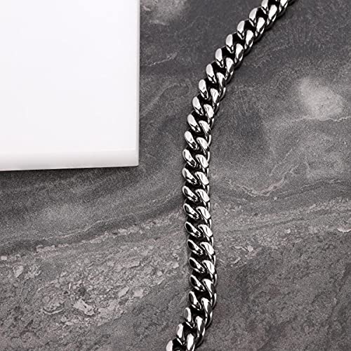 Detalle 2 de Morellato CATENE: Bracciale da uomo in acciaio, 22 cm, stile sobrio e duraturo