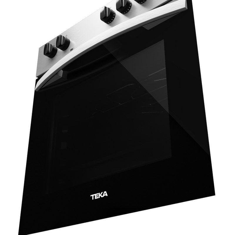 Detalle de Teka HBE 435 ME 72L, horno convencional 60 cm en acero inoxidable negro con grill y convención
