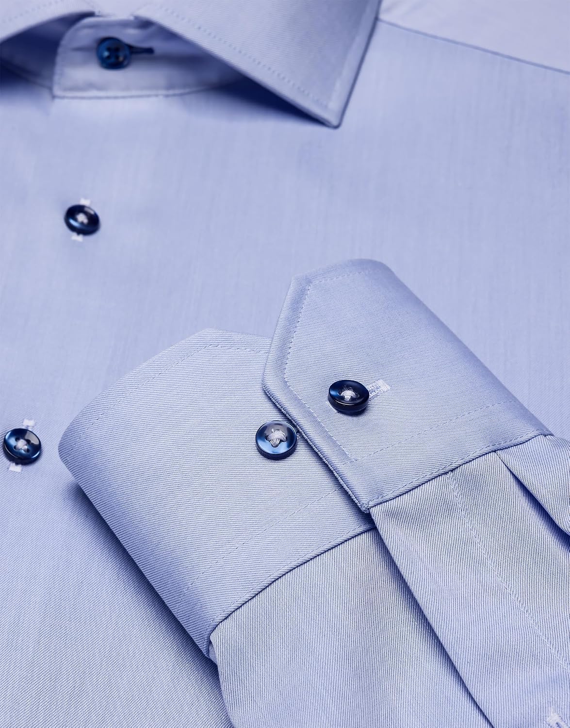 Thumbnail 4 de Vincenzo Boretti Chemise slim-fit à taille cintrée en sergé, infroissable