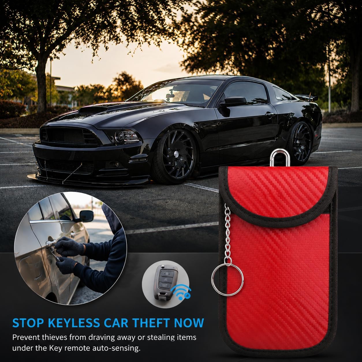 Thumbnail 6 de Diyife Faraday Pouch 2-pack for car keys 🔐