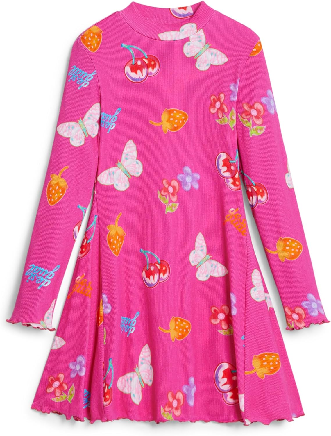 Detalle 2 de Desigual 25wgvk18 Kleid Kurzes Skaterkleid
