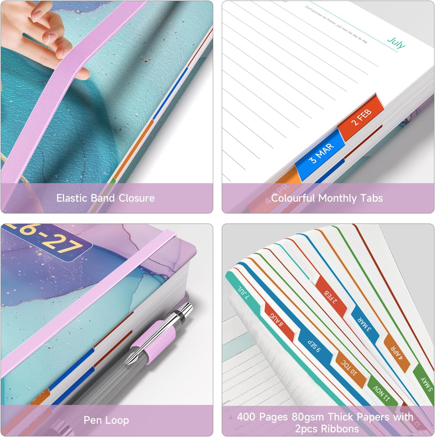 Thumbnail 5 de Sailingvan Academic Diary 2026-2027: Page A Day A5, July 2026 – June 2027