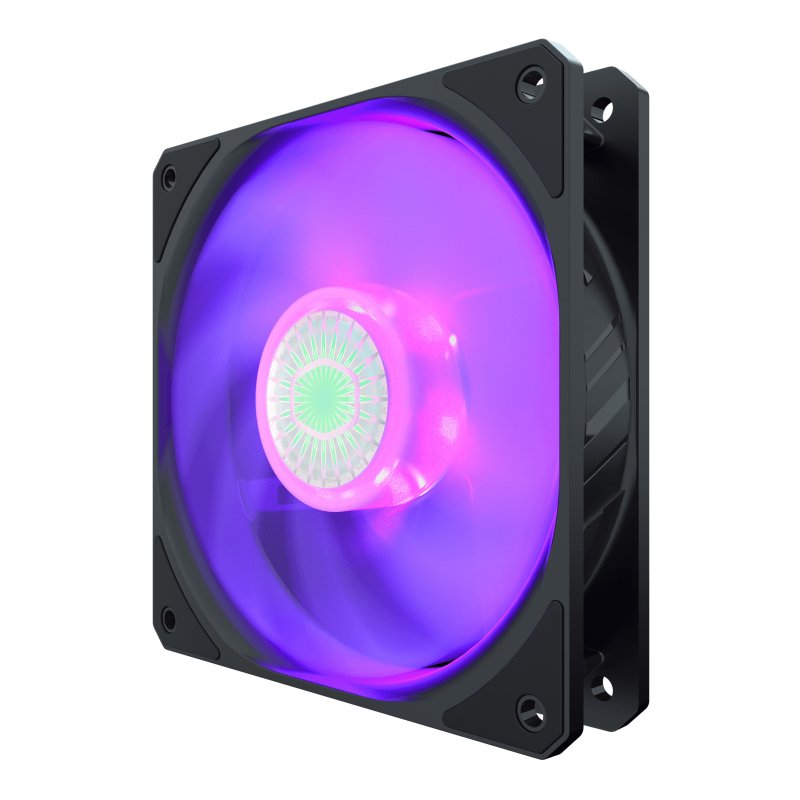 Detalle de Cooler Master SickleFlow 120 RGB, ventilador de 120 mm con iluminación RGB