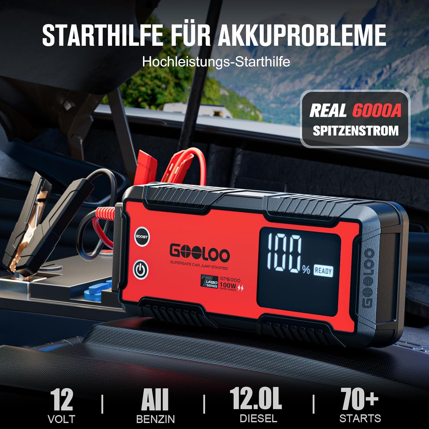 Detalle 2 de GOOLOO GT6000 Powerbank 99,9Wh