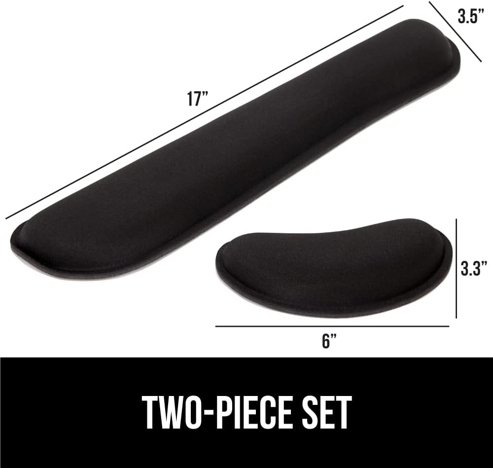 Thumbnail 6 de GORILLA GRIP Silky Memory Foam Wrist Rest, 2-Piece ⌨️