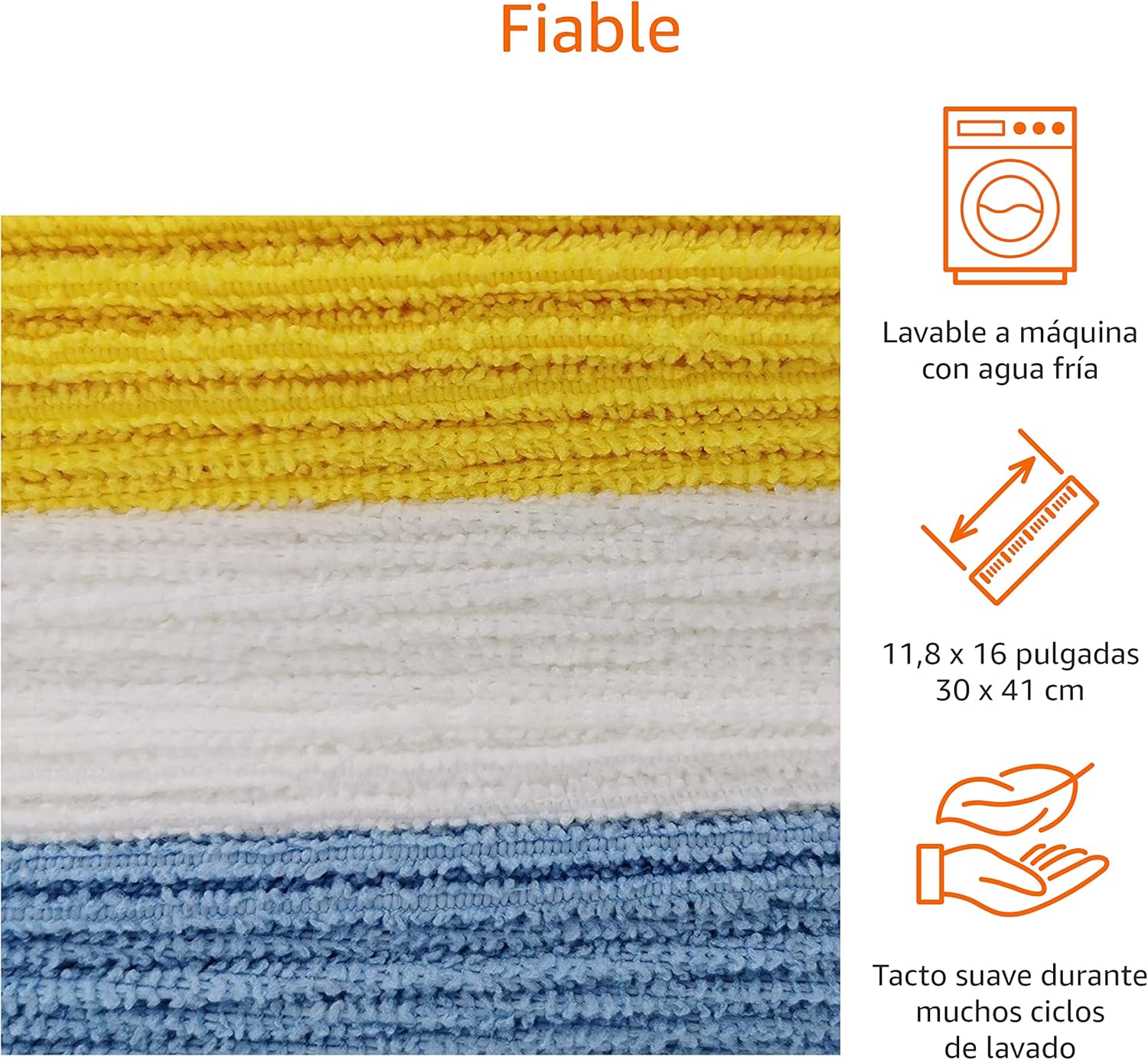 Thumbnail 2 de Amazon Basics Paño de microfibra 30,5 x 40,5 cm