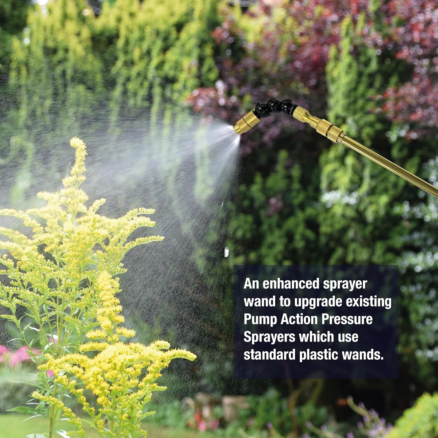 Detalle de Spear & Jackson BRASSWAND Telescopic Brass Water Wand for Pump Action Sprayers