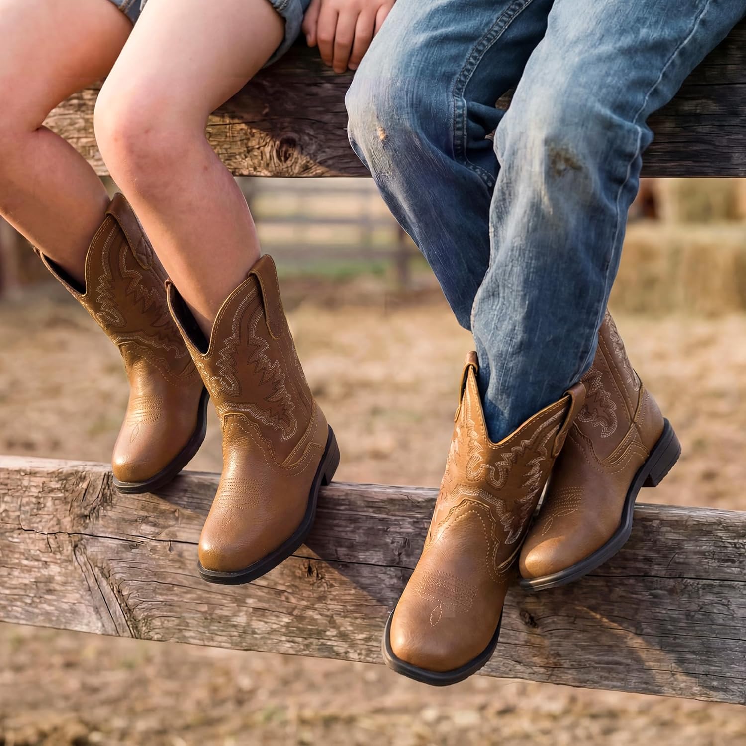 Detalle de DREAM PAIRS Cowboy Boots Toddler 1 Emoji 📦
