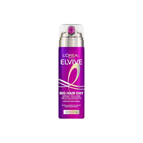 Imagen de L'Oréal Paris Elvive Spray Rivitalizzante Big Hair Day: volume istantaneo per capelli fini e sottili, 200 ml en OfertitasTOP