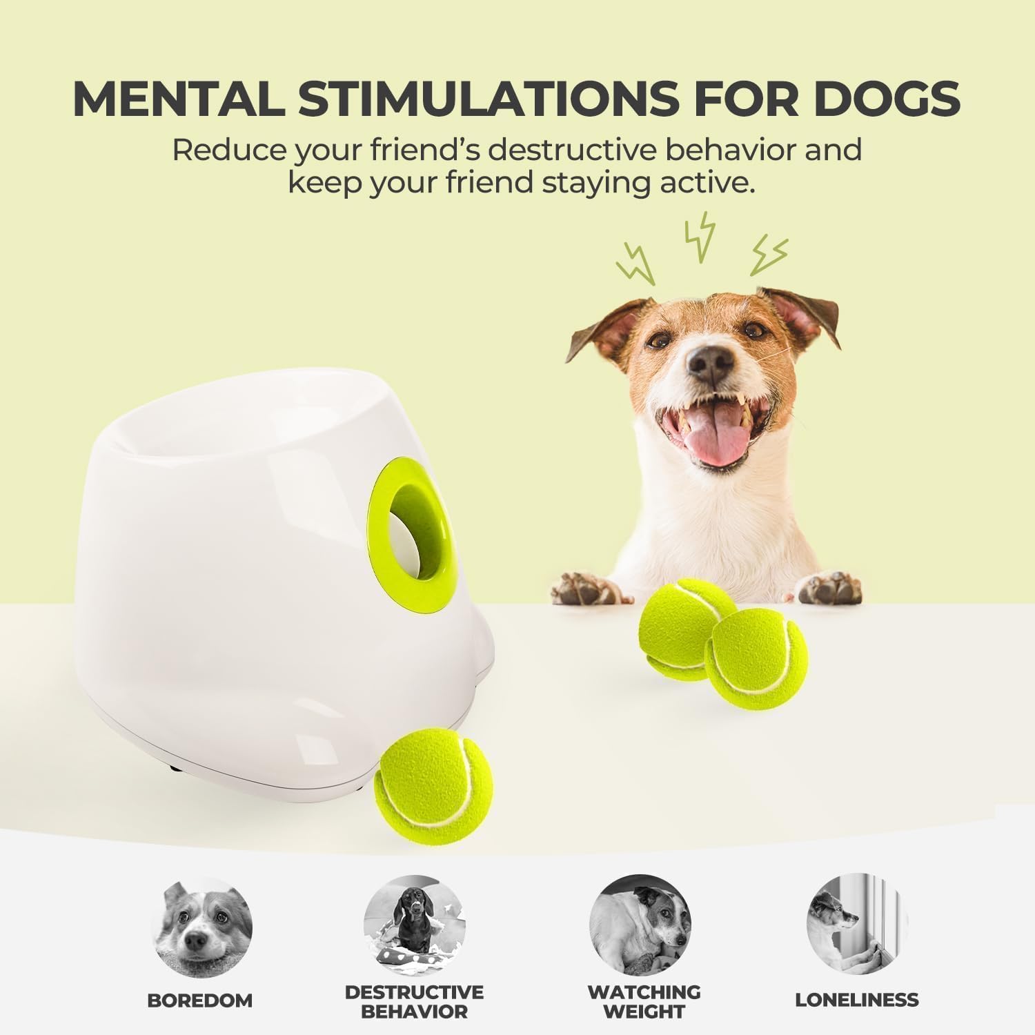 Detalle 2 de ALL FOR PAWS Automatic Dog Ball Launcher 2"
