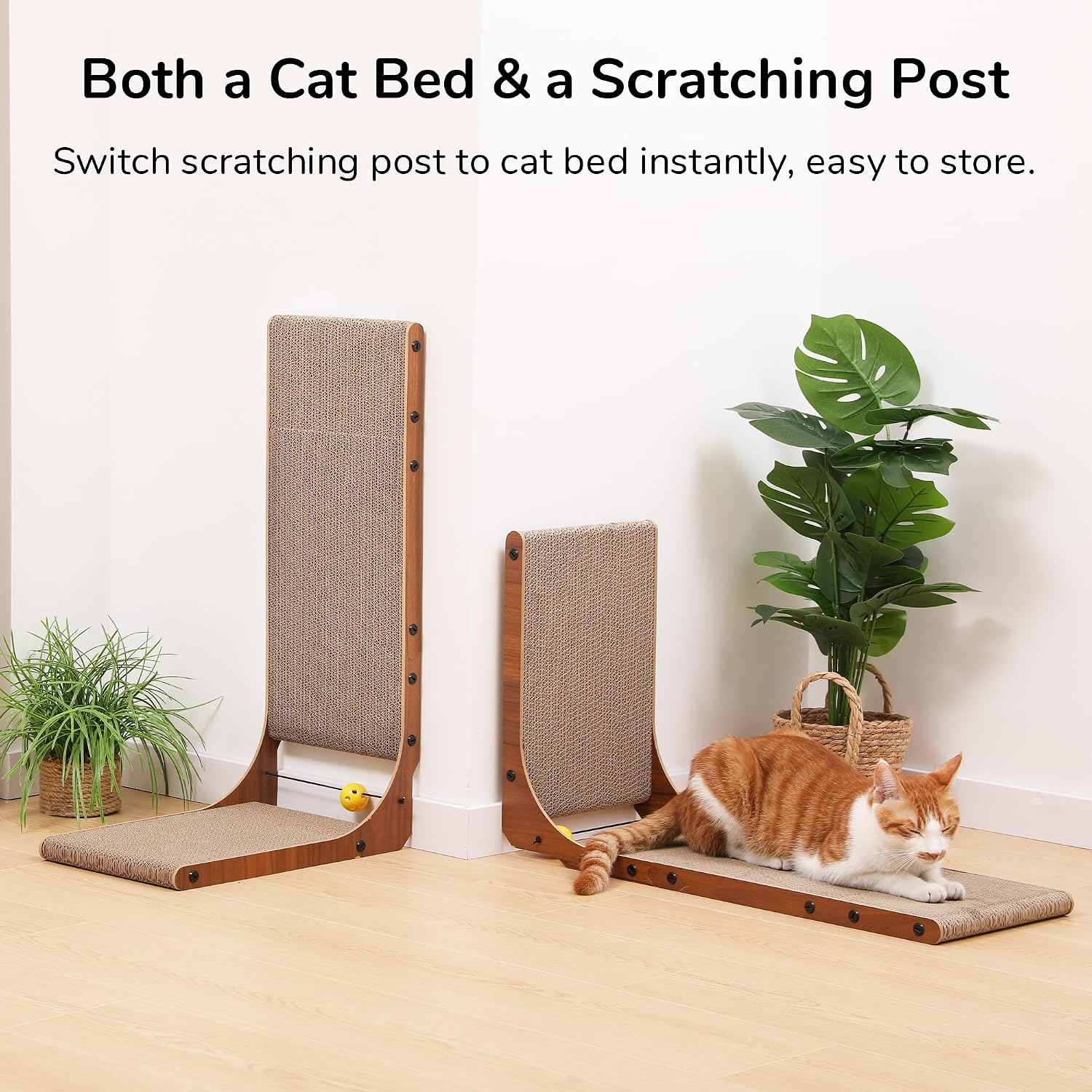 Thumbnail 4 de FUKUMARU Cat Scratcher 68 cm Cardboard Scratching Pad 🐱