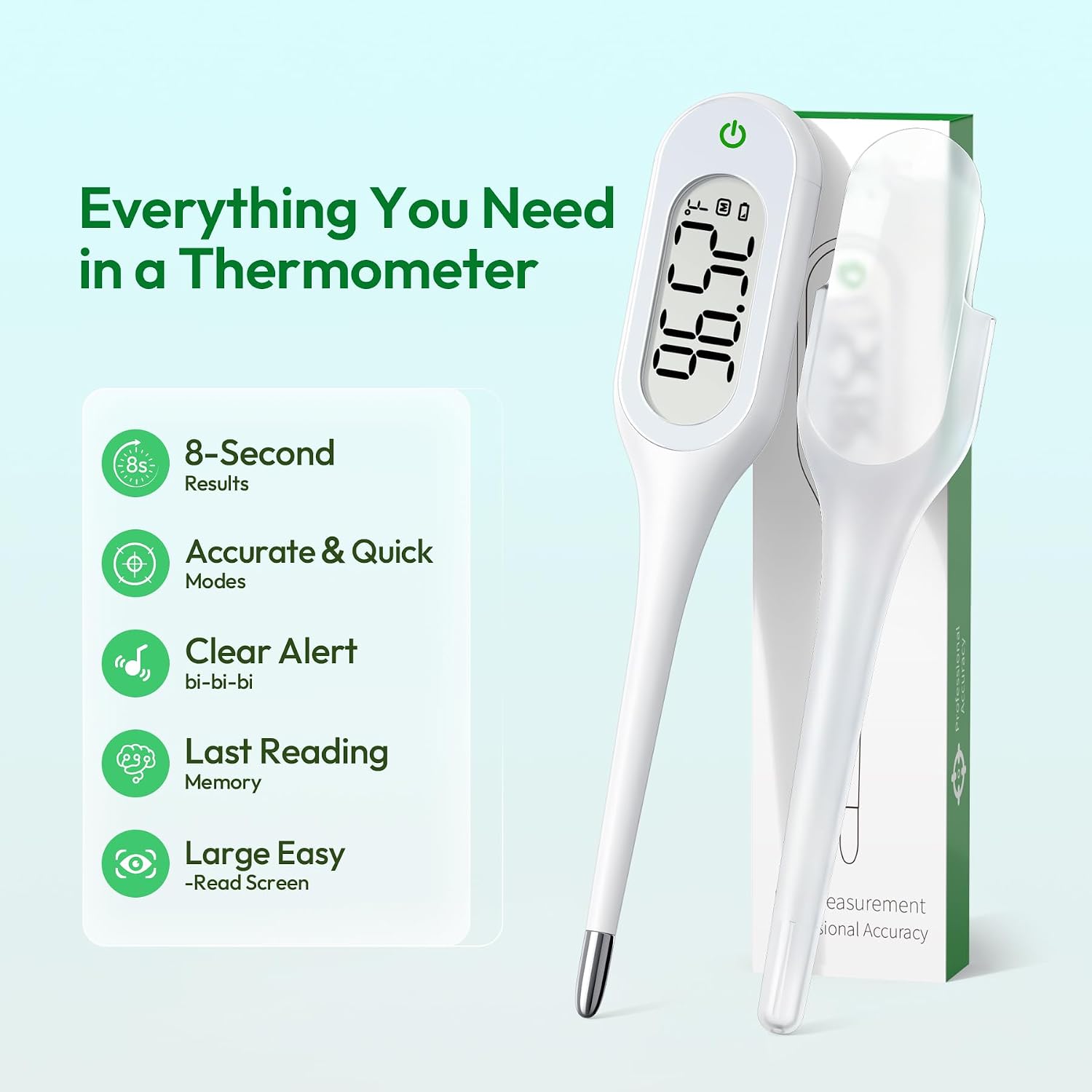 Thumbnail 1 de Tempx 8-Second Digital Thermometer for Adults and Kids