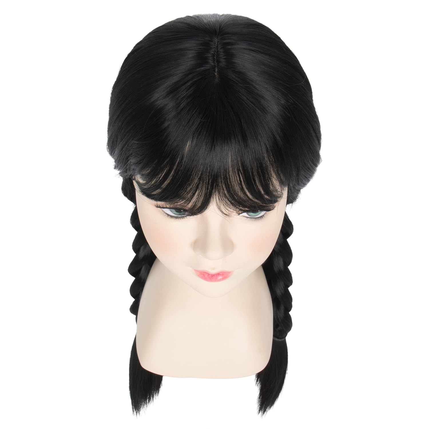 Detalle 2 de Miss U Hair Braided Wig with Bangs, Black
