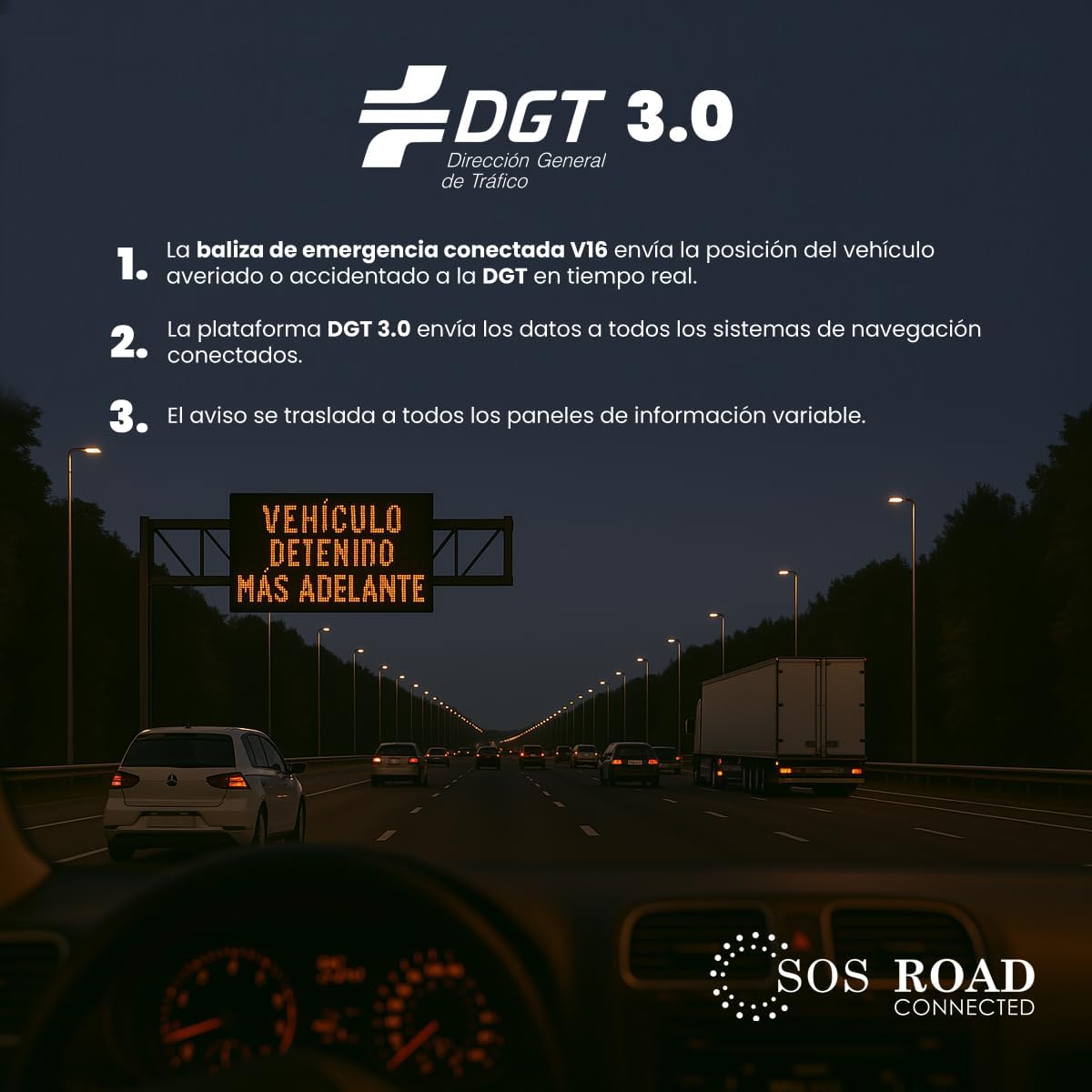 Thumbnail 4 de SOS ROAD Baliza V16 con geolocalización 1 km