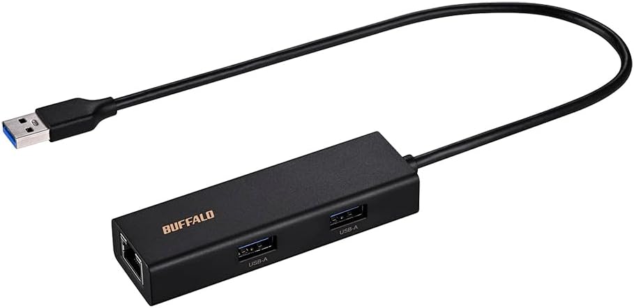 Detalle de バッファロー LUD-U3-AU101BK/N USB-Aドッキングステーション USB 3.2・Giga対応LAN搭載
