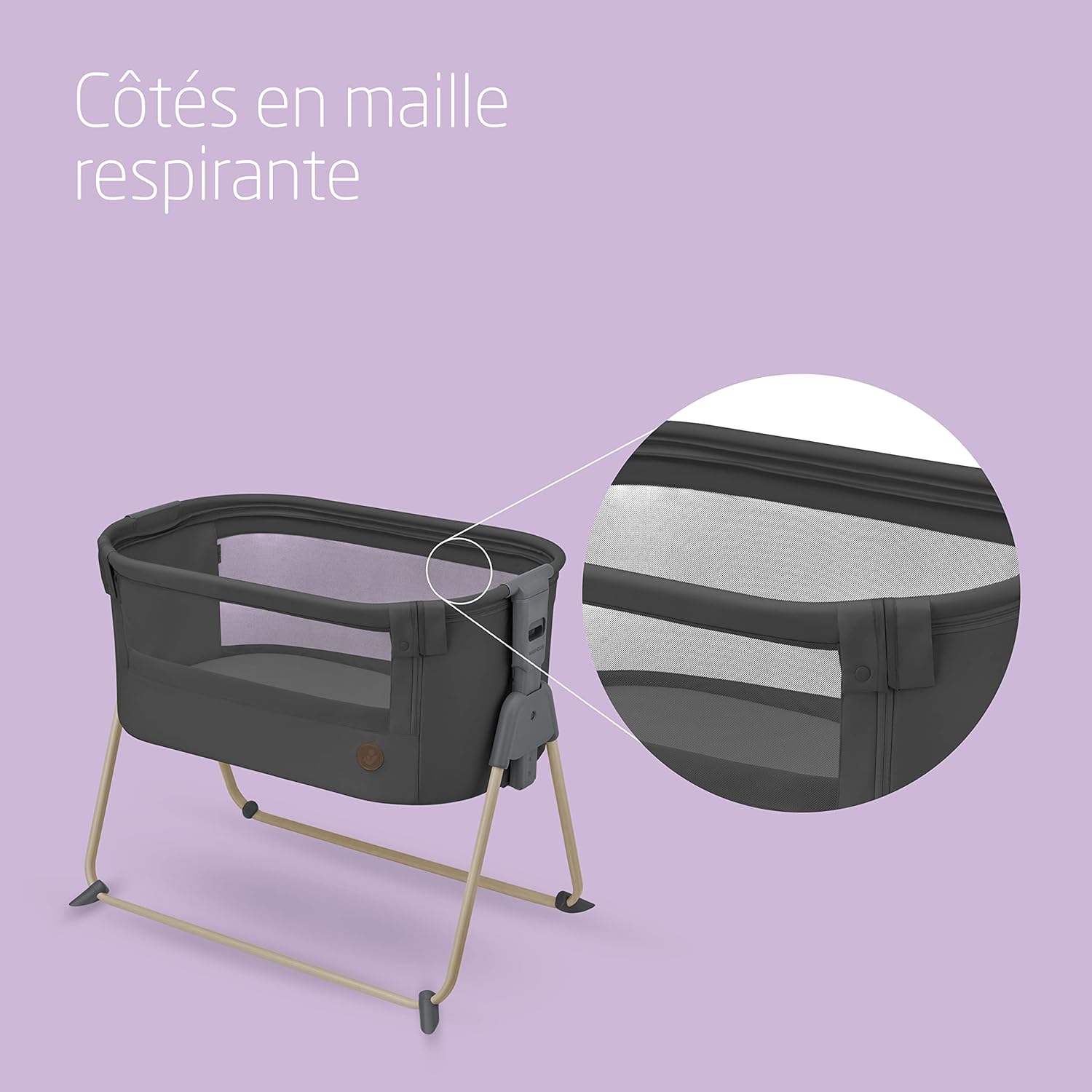 Thumbnail 3 de Maxi-Cosi Tori 2 en 1, berceau de cododo ultra compact Beyond Graphite (de 0 à 6 mois)