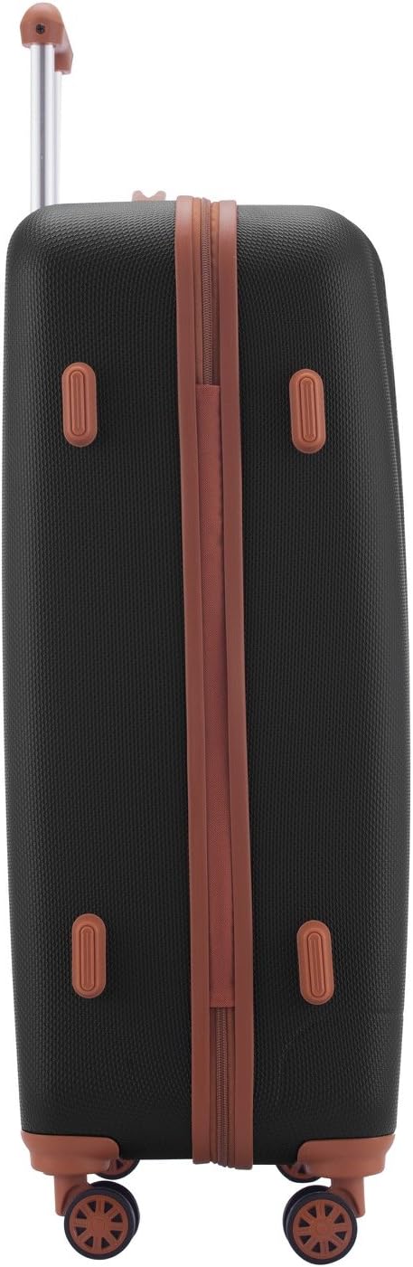Thumbnail 2 de HAUPTSTADTKOFFER Wannsee – Valise Rigide Grande 94 L, 77 cm, 4 Roues TSA Noir/Marron