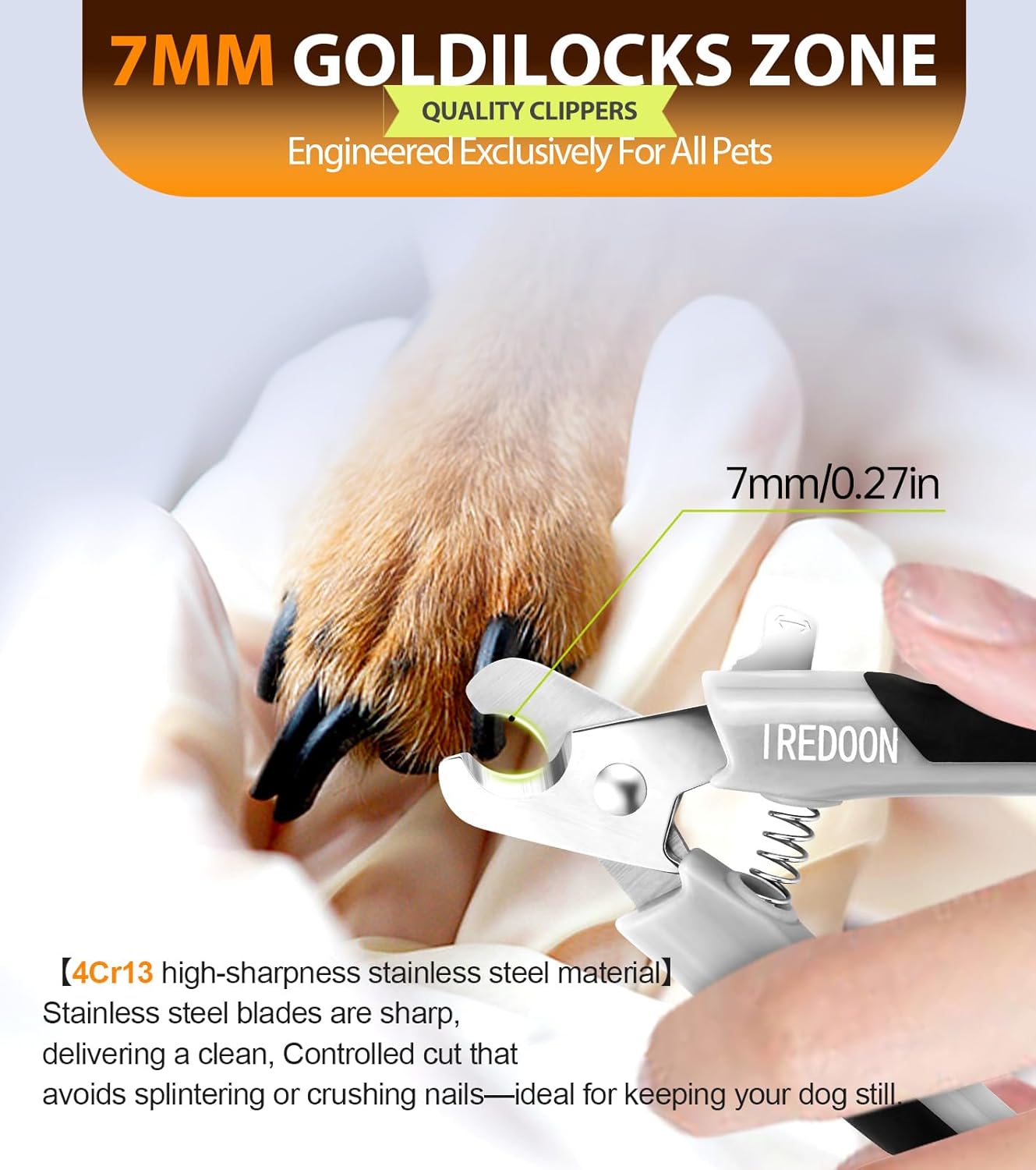 Detalle 2 de IREDOON Dog & Cat Nail Clippers