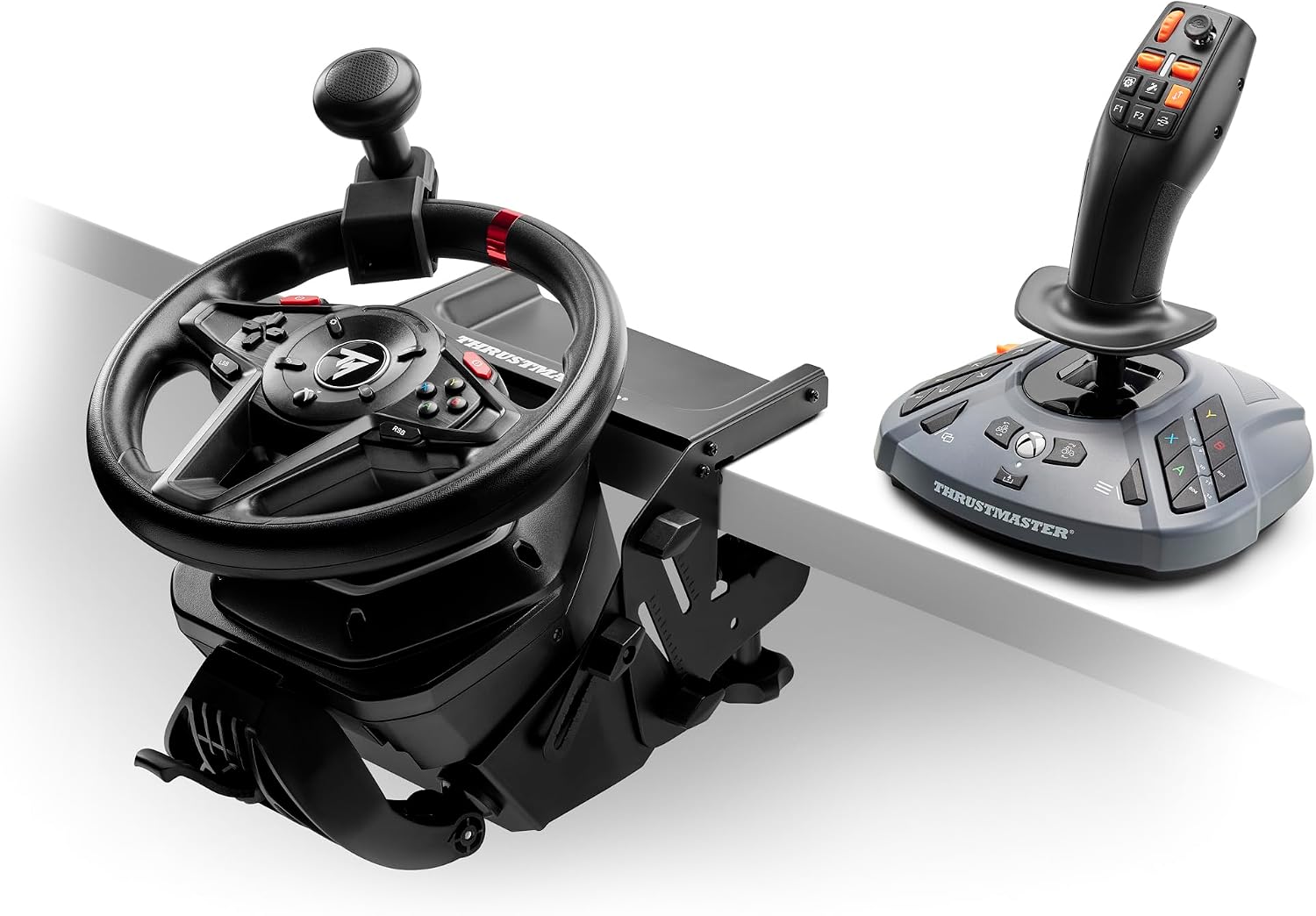 Detalle de Thrustmaster SimTask FarmStick joystick multifunzione per Farming Simulator 25 (Xbox Series X|S e PC)