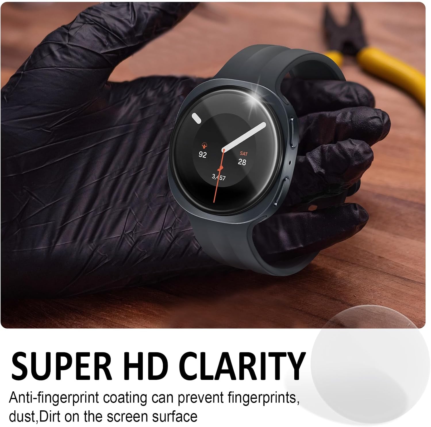 Thumbnail 4 de SPGUARD Galaxy Watch8 40mm Screen Protector 4-Pack