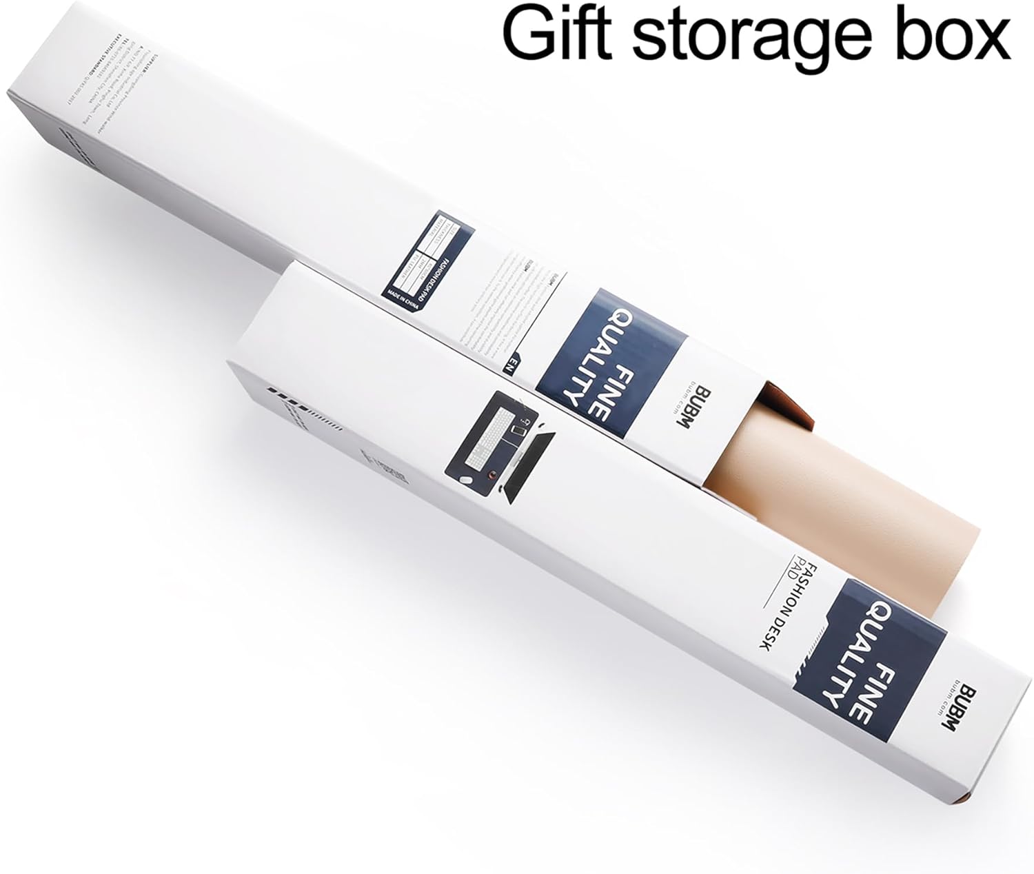 Thumbnail 1 de BUBM Desk Mat (90x43cm) PU leather desk pad – waterproof, wipe-clean writing & mouse mat