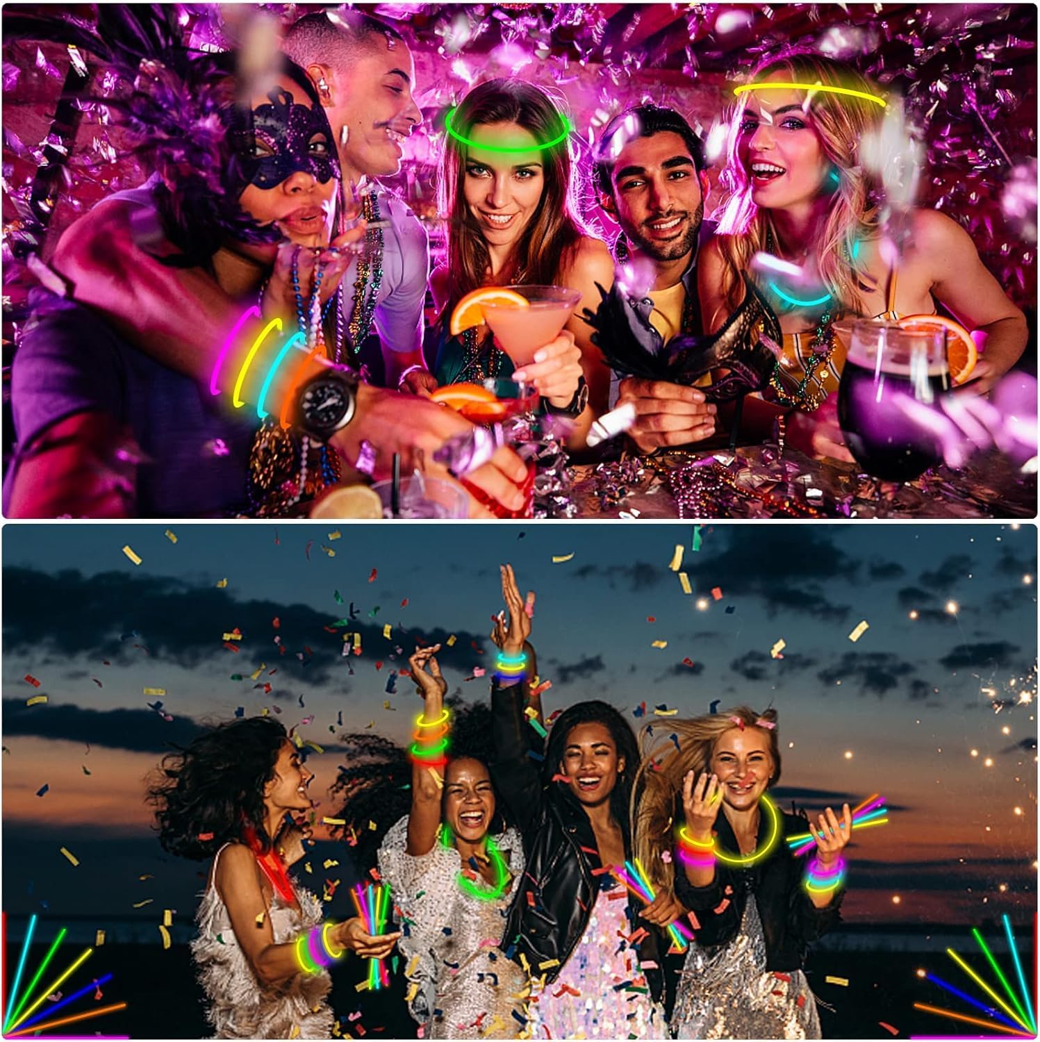 Thumbnail 5 de DELEE 100PCS Glow Sticks party pack 🎉