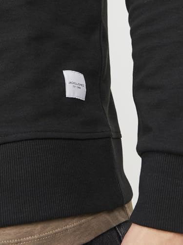 Thumbnail 5 de Jack & Jones Jjebasic Sudadera Negra para Hombre 🖤