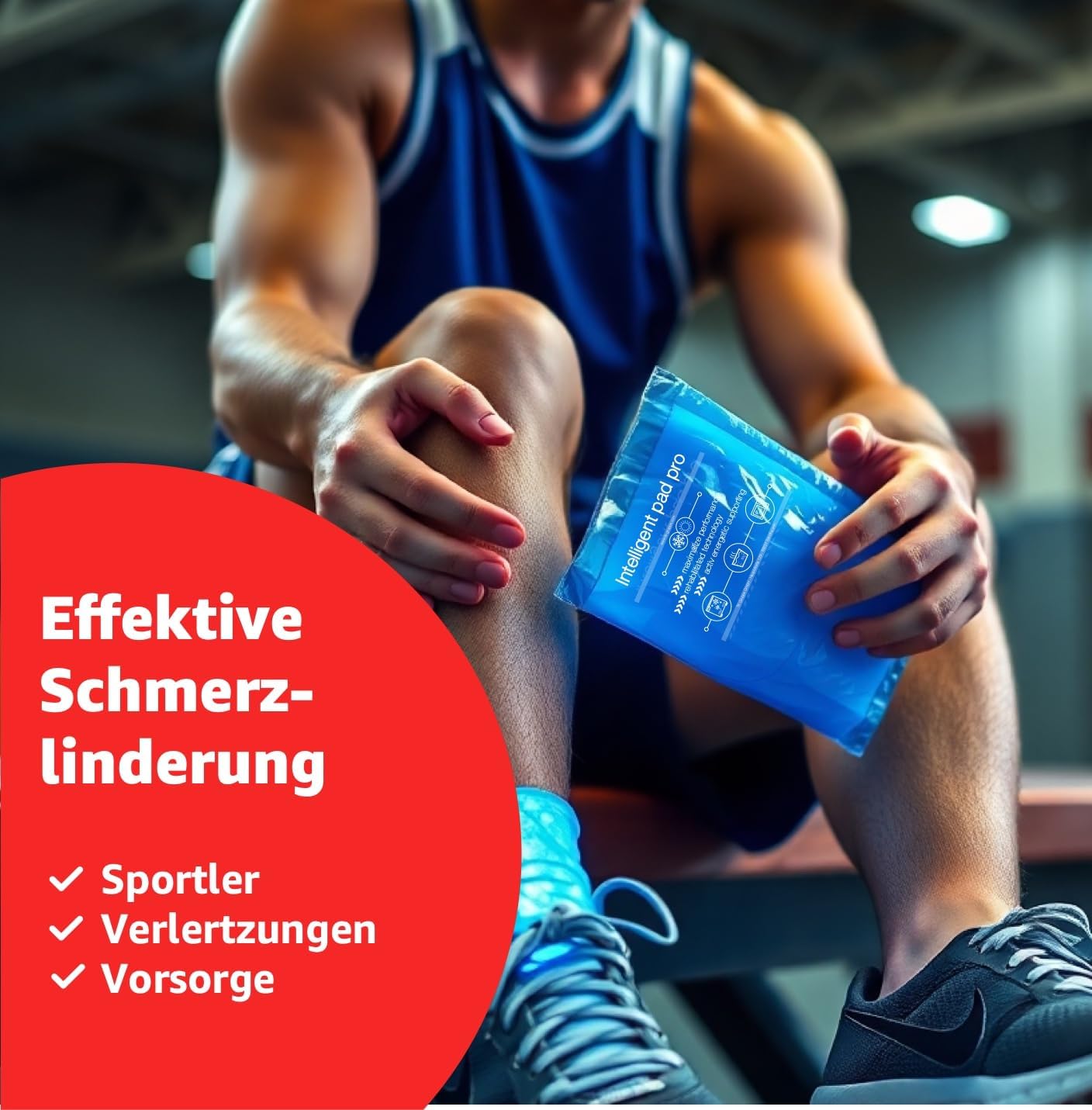 Thumbnail 1 de 2x Kalt/Warm Kompressen (Kühlpads & Gelkissen) 29x12 cm – MADE IN GERMANY