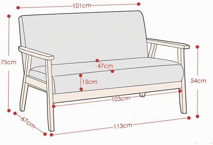Thumbnail 1 de Dripex Divano 2 posti in tessuto grigio scuro – design scandinavo salvaspazio
